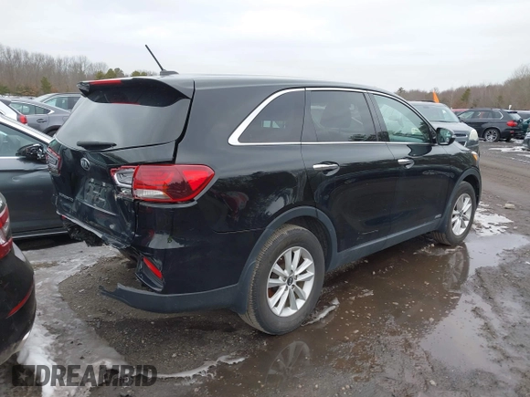 2020 Kia Sorento LX with VIN 5XYPGDA36LG655708, listed as a IAAI auction lot 41490218 with 55,597 mi miles. Bid and sale history available at carsss.com. Image 4.