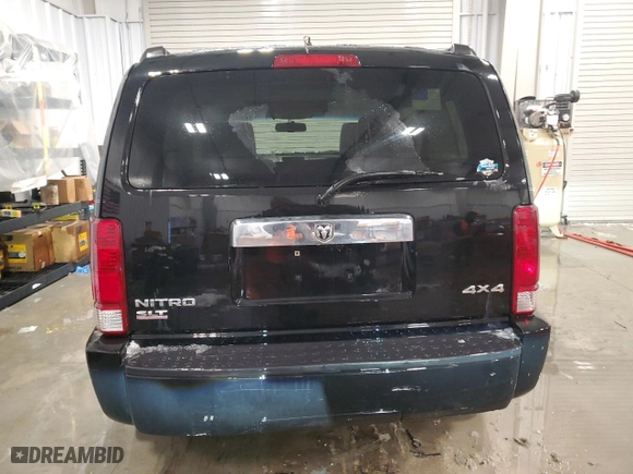 2007 Dodge Nitro SLT with VIN 1D8GU58K17W740820, listed as a Copart auction lot 45760485 with 228,782 mi miles and Clean Title. Bid and sale history available at carsss.com. Image 6.
