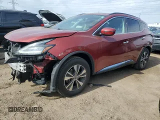 2020 Nissan Murano SV z VIN 5N1AZ2BJ0LN106348, wystawiony jako Copart lot #52175985 z przebiegiem 79 087 mil mil oraz Szkoda całkowita • Salvage title. Historia ofert i sprzedaży dostępna na DreamBid. Obrazek 1.