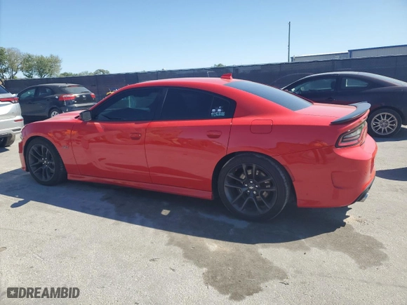 2020 Dodge Charger Scat Pack Widebody with VIN 2C3CDXGJ4LH247955, listed as a Copart auction lot 49226815 with 58,489 mi miles and Salvage Title. Bid and sale history available at carsss.com. Image 2.