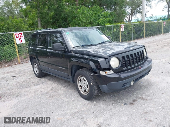 2014 Jeep Patriot Sport with VIN 1C4NJPBB7ED793811, listed as a IAAI auction lot 42442047 with 100,193 mi miles and . Bid and sale history available at DreamBid. Image 1.