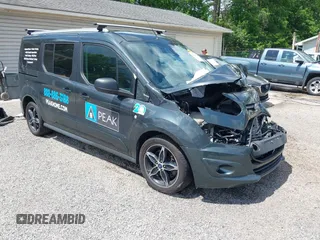 2018 Ford Transit Connect XLT with VIN NM0GE9F71J1379558, listed as a IAAI auction lot 42276643 with Not provided miles and . Bid and sale history available at DreamBid. Image 1.