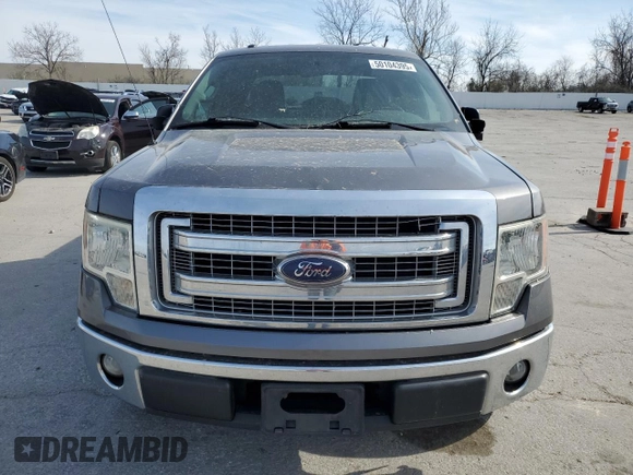 2013 Ford F-150 XL with VIN 1FTEX1CM3DKF59946, listed as a Copart auction lot 50104395 with 130,692 mi miles and Salvage title. Bid and sale history available at DreamBid. Image 5.
