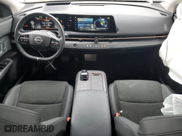 2024 Nissan ARIYA Evolve+ with VIN JN1BF0BA6RM430976, listed as a Copart auction lot 85062134 with 7,100 mi miles and Salvage title. Bid and sale history available at DreamBid. Image 8.