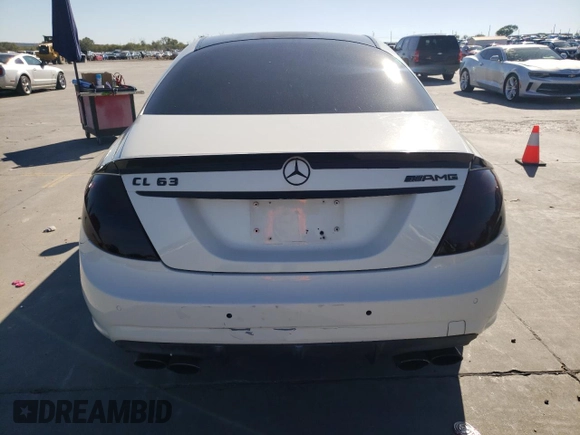 2008 Mercedes-Benz CL-Class V8 AMG with VIN WDDEJ77X58A012557, listed as a Copart auction lot 79005984 with 89,216 mi miles and Salvage Title. Bid and sale history available at carsss.com. Image 6.