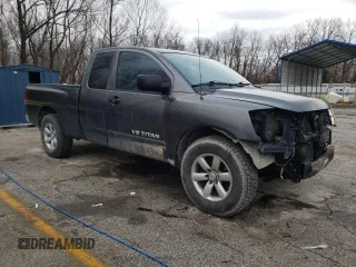 2010 Nissan Titan SE with VIN 1N6AA0CA9AN319565, listed as a Copart auction lot 44175775 with 214,303 mi miles and Salvage Title. Bid and sale history available at carsss.com. Image 4.