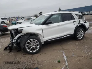 2023 Ford Explorer Platinum with VIN 1FM5K8HC4PGB82389, listed as a Copart auction lot 87203834 with 3,831 mi miles and Salvage title. Bid and sale history available at DreamBid. Image 1.