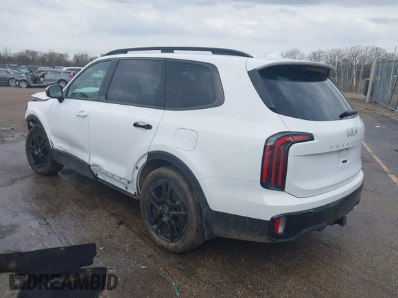 2024 Kia Telluride SX Prestige X-Pro with VIN 5XYP5DGC6RG538930, listed as a IAAI auction lot 42135844 with 24,791 mi miles and . Bid and sale history available at DreamBid. Image 3.