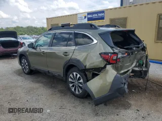 2025 Subaru Outback Limited с VIN 4S4BTANCXS3143253, выставлен на аукционе Copart как лот 57230515 с пробегом 17 763 миль миль и Списание • Salvage title. История ставок и продаж доступна на DreamBid. Изображение 2.