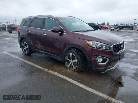 2017 Kia Sorento EX V6 with VIN 5XYPH4A50HG261420, listed as a IAAI auction lot 41933777 with 90,784 mi miles. Bid and sale history available at carsss.com. Image 1.
