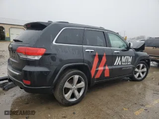 2014 Jeep Grand Cherokee Overland with VIN 1C4RJFCG0EC448860, listed as a Copart auction lot 42610135 with 0 mi miles and Salvage Title. Bid and sale history available at carsss.com. Image 3.