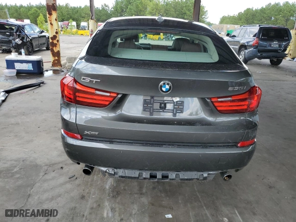 2015 BMW 5 Series Gran Turismo 535i xDrive with VIN WBA5M4C52FD186390, listed as a Copart auction lot 64418354 with 81,058 mi miles and Salvage Title. Bid and sale history available at carsss.com. Image 6.