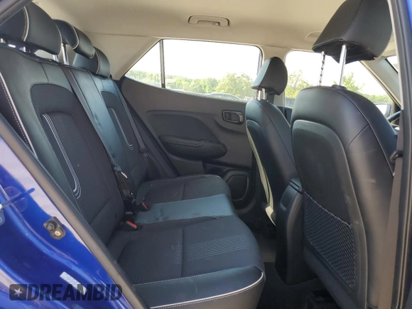 2022 Hyundai Venue SEL with VIN KMHRC8A30NU201933, listed as a Copart auction lot 52323305 with 43,752 mi miles and Salvage title. Bid and sale history available at DreamBid. Image 11.