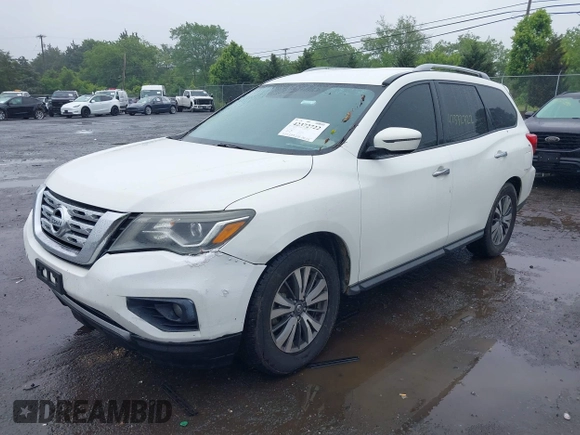 2017 Nissan Pathfinder SV with VIN 5N1DR2MN3HC625541, listed as a IAAI auction lot 42372722 with 225,329 mi miles and . Bid and sale history available at DreamBid. Image 17.