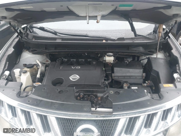 2009 Nissan Murano SL with VIN JN8AZ18W19W115424, listed as a IAAI auction lot 41813399 with 146,268 mi miles. Bid and sale history available at carsss.com. Image 10.