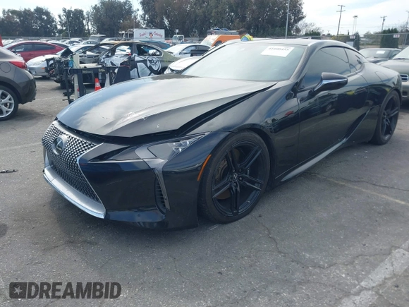 2022 Lexus LC 500h with VIN JTHBP5AY6NA105387, listed as a IAAI auction lot 41600455 with 18,207 mi miles and . Bid and sale history available at DreamBid. Image 2.