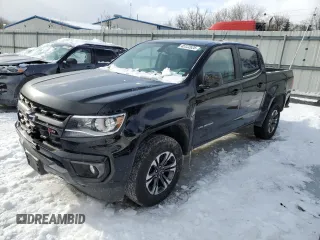 2021 Chevrolet Colorado 4WD Z71 with VIN 1GCGTDEN2M1292381, listed as a Copart auction lot 45122625 with 61,657 mi miles and Salvage Title. Bid and sale history available at carsss.com. Image 1.