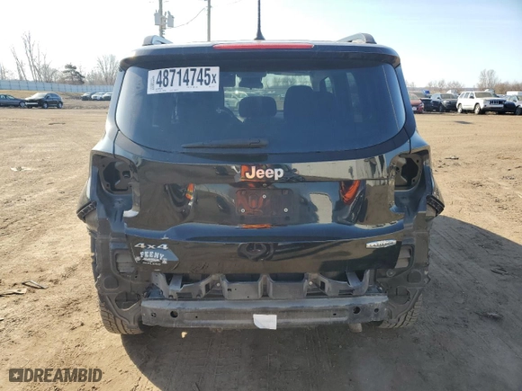 2015 Jeep Renegade Latitude with VIN ZACCJBBTXFPB97887, listed as a Copart auction lot 48714745 with 92,519 mi miles and Clean Title. Bid and sale history available at carsss.com. Image 6.