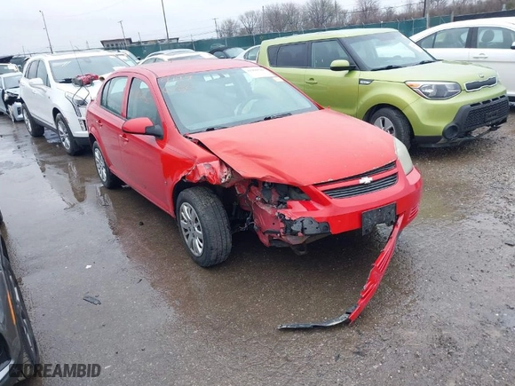 2009 Chevrolet Cobalt LT w/1LT with VIN 1G1AT58H997108651, listed as a IAAI auction lot 41996780 with 183,940 mi miles. Bid and sale history available at carsss.com. Image 1.