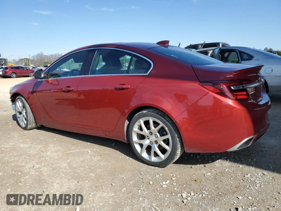 2015 Buick Regal GS with VIN 2G4GT5GX8F9120161, listed as a Copart auction lot 44225515 with 137,437 mi miles and Salvage Title. Bid and sale history available at DreamBid. Image 2.