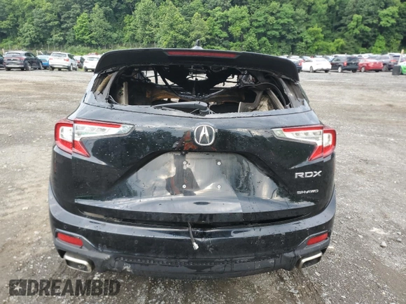 2022 Acura RDX Advance with VIN 5J8TC2H71NL013896, listed as a Copart auction lot 62492665 with Not provided miles and Salvage title. Bid and sale history available at DreamBid. Image 6.