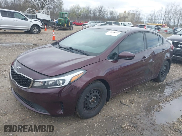 2017 Kia Forte LX with VIN 3KPFK4A75HE061483, listed as a IAAI auction lot 42148250 with 161,229 mi miles. Bid and sale history available at carsss.com. Image 17.