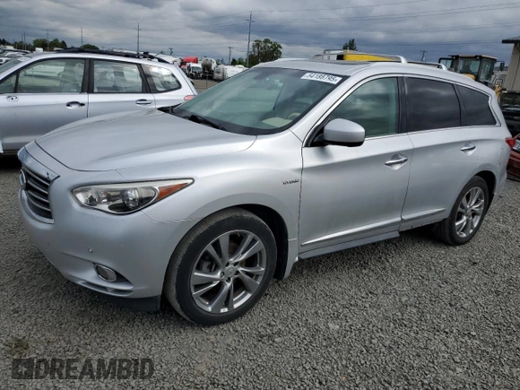 2014 Infiniti QX60 Hybrid with VIN 5N1CL0MN4EC513148, listed as a Copart auction lot 54188795 with 211,753 mi miles and Clean Title. Bid and sale history available at DreamBid. Image 1.