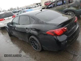 2018 Infiniti Q70 Luxe with VIN JN1BY1PR4JM370490, listed as a Copart auction lot 44268895 with 95,590 mi miles and Salvage title. Bid and sale history available at DreamBid. Image 2.