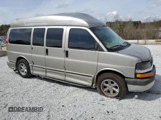 2004 Chevrolet Express Passenger z VIN 1GBFG15TX41155433, wystawiony jako Copart lot #48826455 z przebiegiem 327 969 mil mil oraz Szkoda całkowita • Salvage title. Historia ofert i sprzedaży dostępna na DreamBid. Obrazek 4.