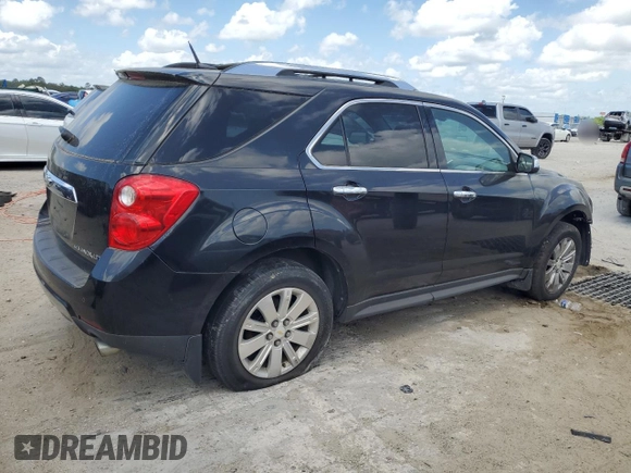 2011 Chevrolet Equinox LTZ with VIN 2CNFLGE50B6305695, listed as a Copart auction lot 51114025 with 0 mi miles and Salvage Title. Bid and sale history available at carsss.com. Image 3.
