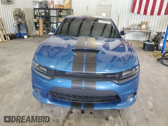 2021 Dodge Charger GT with VIN 2C3CDXHG0MH633356, listed as a Copart auction lot 53701615 with 56,638 mi miles and Salvage Title. Bid and sale history available at DreamBid. Image 5.
