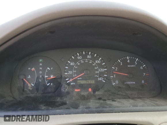 2001 Toyota Solara SE with VIN 2T1CF22P81C458104, listed as a Copart auction lot 73561244 with 74,177 mi miles and Salvage Title. Bid and sale history available at carsss.com. Image 9.