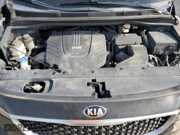 2016 Kia Sedona LX with VIN KNDMB5C16G6091943, listed as a Copart auction lot 50242475 with 182,678 mi miles and Salvage Title. Bid and sale history available at DreamBid. Image 12.