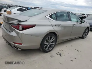 2021 Lexus ES with VIN 58AGZ1B17MU109042, listed as a Copart auction lot 87508285 with 37,163 mi miles and Salvage Title. Bid and sale history available at carsss.com. Image 3.