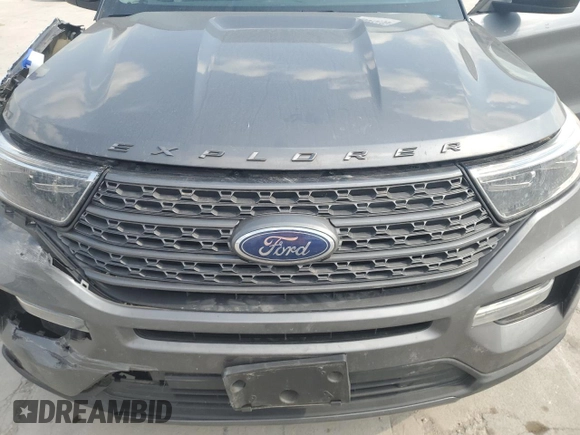 2022 Ford Explorer XLT with VIN 1FMSK7DH8NGB34292, listed as a Copart auction lot 53643735 with 55,726 mi miles and Salvage Title. Bid and sale history available at carsss.com. Image 12.
