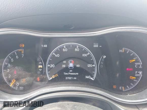 2021 Jeep Grand Cherokee Laredo X with VIN 1C4RJFAG6MC774728, listed as a IAAI auction lot 42270184 with 27,021 mi miles and . Bid and sale history available at DreamBid. Image 7.