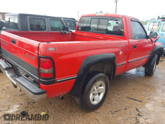 1997 Dodge 1500 with VIN 1B7HF16Y9VJ535351, listed as a IAAI auction lot 42000058 with 184,139 mi miles and . Bid and sale history available at DreamBid. Image 4.