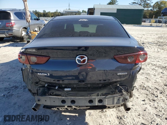2021 Mazda 3 S with VIN 3MZBPAAL6MM254248, listed as a Copart auction lot 80658484 with 46,838 mi miles and Salvage title. Bid and sale history available at DreamBid. Image 6.