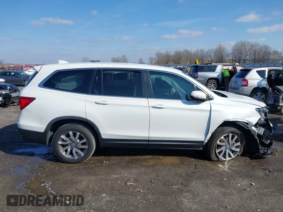 2021 Honda Pilot EX-L with VIN 5FNYF5H57MB037861, listed as a IAAI auction lot 41566924 with 42,867 mi miles. Bid and sale history available at carsss.com. Image 13.
