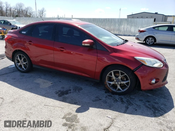 2014 Ford Focus SE with VIN 1FADP3F26EL420302, listed as a Copart auction lot 52653545 with 187,942 mi miles and Salvage Title. Bid and sale history available at DreamBid. Image 4.