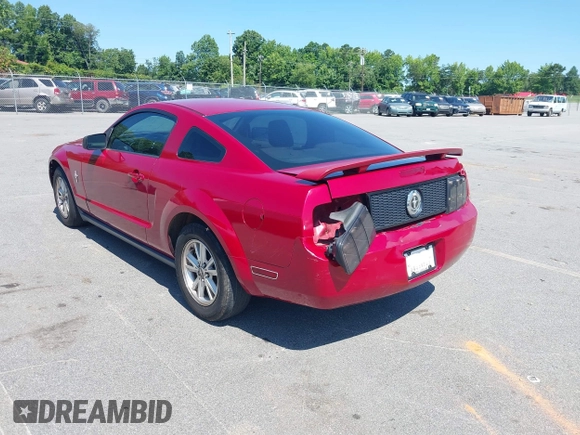 2005 Ford Mustang Deluxe z VIN 1ZVFT80N455125487, wystawiony jako IAAI lot #42565249 z przebiegiem 189 093 mil mil oraz . Historia ofert i sprzedaży dostępna na DreamBid. Obrazek 3.