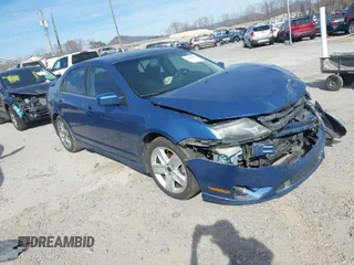 2010 Ford Fusion SPORT with VIN 3FAHP0KC6AR181263, listed as a IAAI auction lot 41801667 with 162,431 mi miles. Bid and sale history available at carsss.com. Image 1.