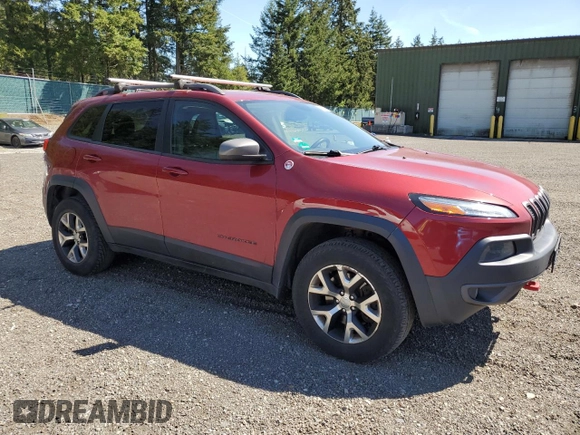 2014 Jeep Cherokee Trailhawk с VIN 1C4PJMBS8EW268056, выставлен на аукционе Copart как лот 54951885 с пробегом 111 678 миль миль и Списание • Salvage title. История ставок и продаж доступна на DreamBid. Изображение 4.