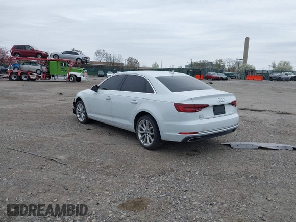 2019 Audi A4 Premium with VIN WAUGMAF48KA061335, listed as a IAAI auction lot 41275476 with 82,853 mi miles and . Bid and sale history available at DreamBid. Image 3.