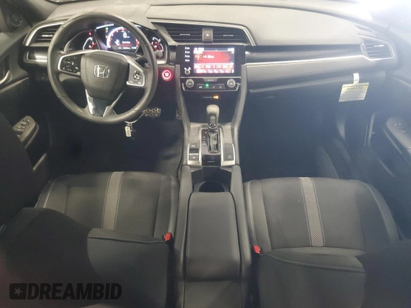 2019 Honda Civic Sport with VIN 2HGFC2F85KH590674, listed as a Copart auction lot 54452595 with 12,610 mi miles and Salvage Title. Bid and sale history available at DreamBid. Image 8.