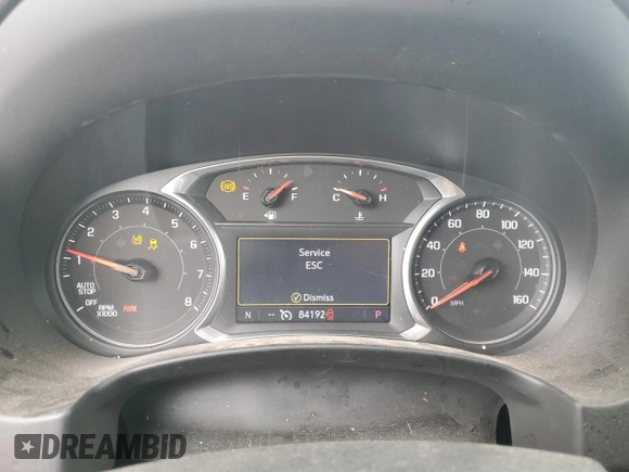 2021 GMC Terrain SLT with VIN 3GKALVEV7ML309670, listed as a Copart auction lot 53004105 with 84,192 mi miles and Salvage title. Bid and sale history available at DreamBid. Image 9.