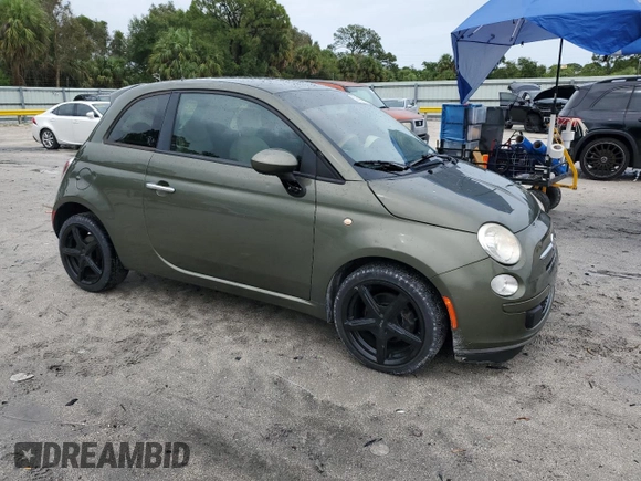 2013 FIAT 500 Pop z VIN 3C3CFFAR0DT544152, wystawiony jako Copart lot #59505585 z przebiegiem 66 326 mil mil oraz Szkoda całkowita • Salvage title. Historia ofert i sprzedaży dostępna na DreamBid. Obrazek 4.