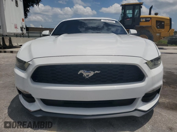 2015 Ford Mustang V6 with VIN 1FA6P8AM0F5350767, listed as a Copart auction lot 59239465 with 109,097 mi miles and Salvage title. Bid and sale history available at DreamBid. Image 5.