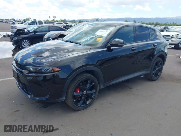 2024 Dodge Hornet GT z VIN ZACNDFAN8R3A14928, wystawiony jako IAAI lot #42387134 z przebiegiem 27 254 mil mil oraz . Historia ofert i sprzedaży dostępna na DreamBid. Obrazek 2.
