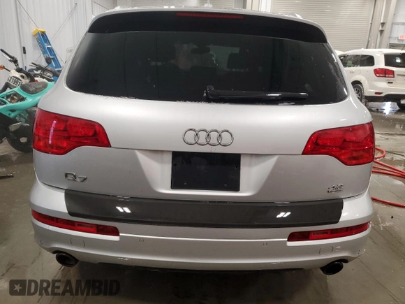 2008 Audi Q7 4.2L Premium with VIN WA1EV74L08D021255, listed as a Copart auction lot 44528685 with 122,690 mi miles and Clean Title. Bid and sale history available at carsss.com. Image 6.